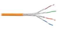 Кабель NIKOLAN S/FTP, 4 пары, Кат.6a,
23 AWG, внутренний, LSZH, 305м/100м 
